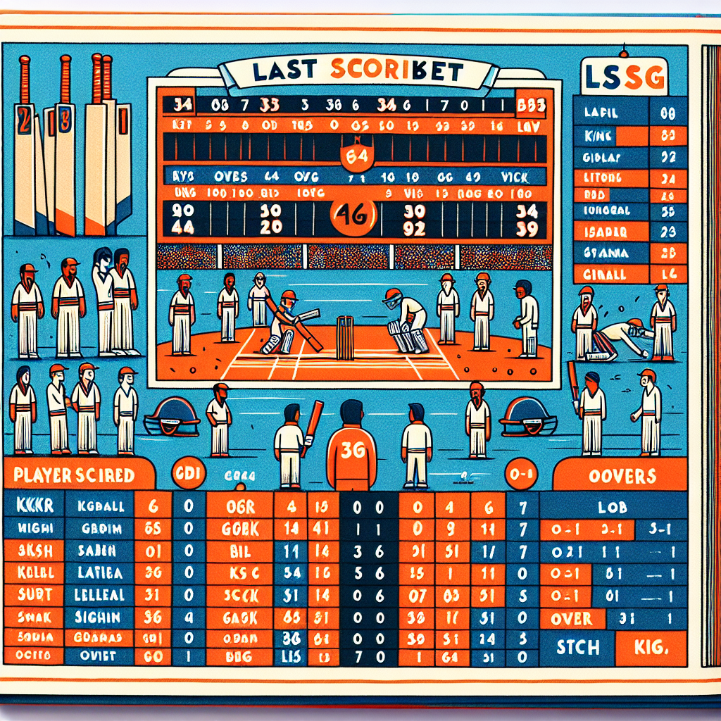kkr vs lsg last match scorecard