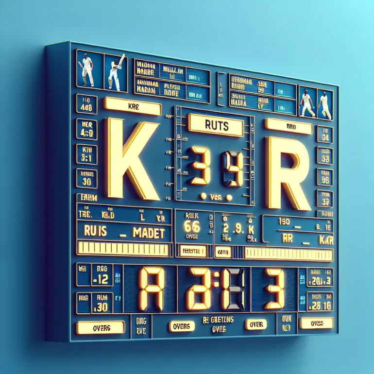 Kkr rr live score